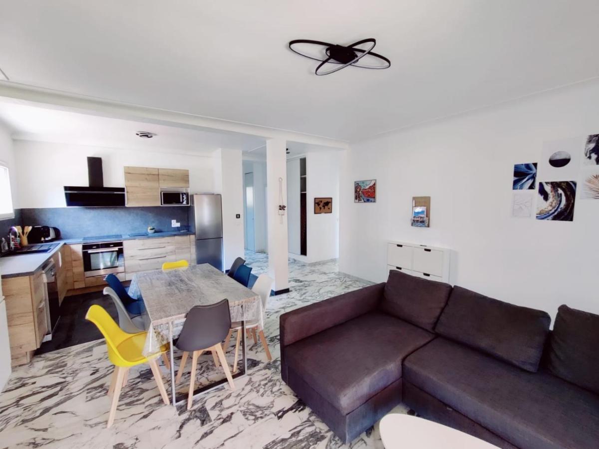 La Villa Castel - Haut De Villa - Parkings- 3 Chambres - 8 Couchages - Jardin - Barbecue Cagnes-sur-Mer Eksteriør billede